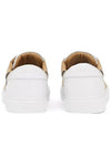 Women's House Check Leather Low Top Sneakers White - BURBERRY - BALAAN 3