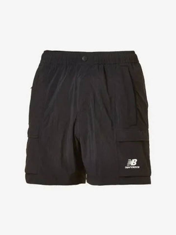 Uni Woven Pocket Shorts 19 Black - NEW BALANCE - BALAAN 1