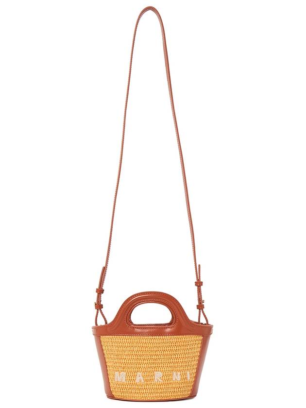 Rattan Micro Tropicalia Cross Bag Orange - MARNI - BALAAN 7