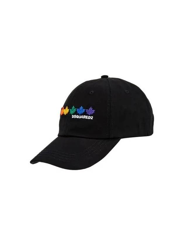 Men s GAMING Rainbow Baseball Cap Black - DSQUARED2 - BALAAN 1