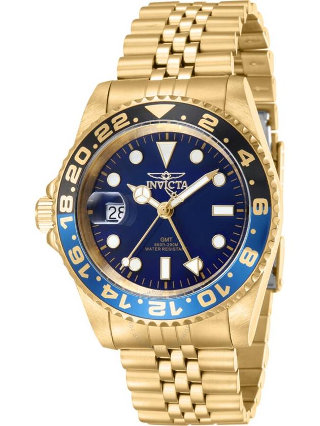 Invicta Pro Diver Quartz Blue Dial Batman Bezel Men's Watch 43972 - INVICTA - BALAAN 1