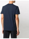 Fox Head Patch Classic Short Sleeve T-Shirt Navy - MAISON KITSUNE - BALAAN 4