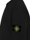 Crewneck Heavy Cotton Jersey Sweatshirt Black - STONE ISLAND - BALAAN 3