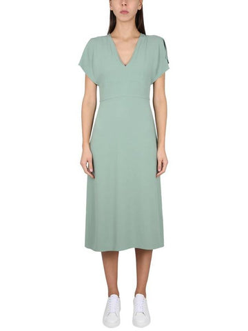 Boss V-Neck Dress - HUGO BOSS - BALAAN 1