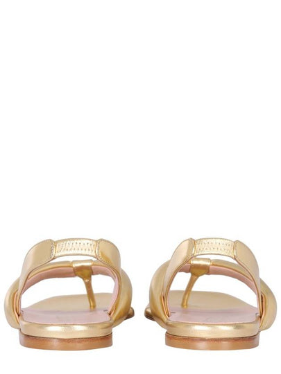 LEATHER SLINGBACK SANDALS - GIA BORGHINI - BALAAN 2