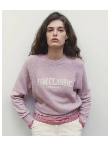 BSM CLASSIC KNIT PULLOVER PINK SAND - BENSIMON - BALAAN 1