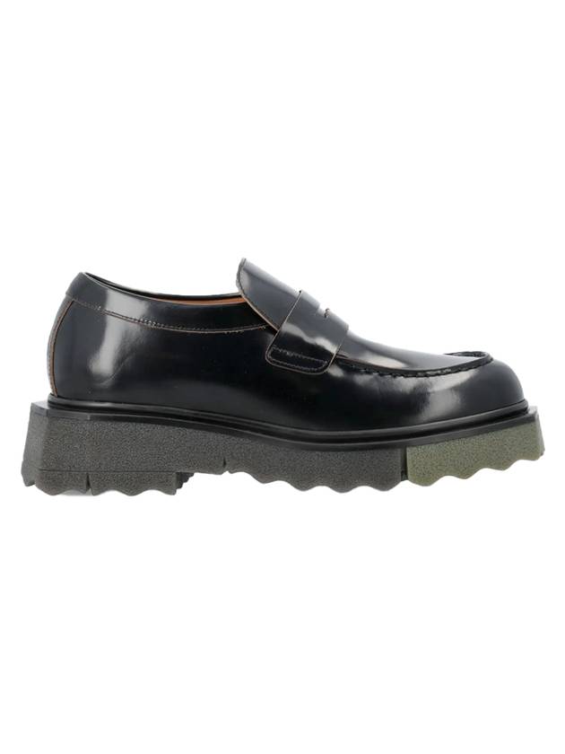 sponge leather loafers black - OFF WHITE - BALAAN 1