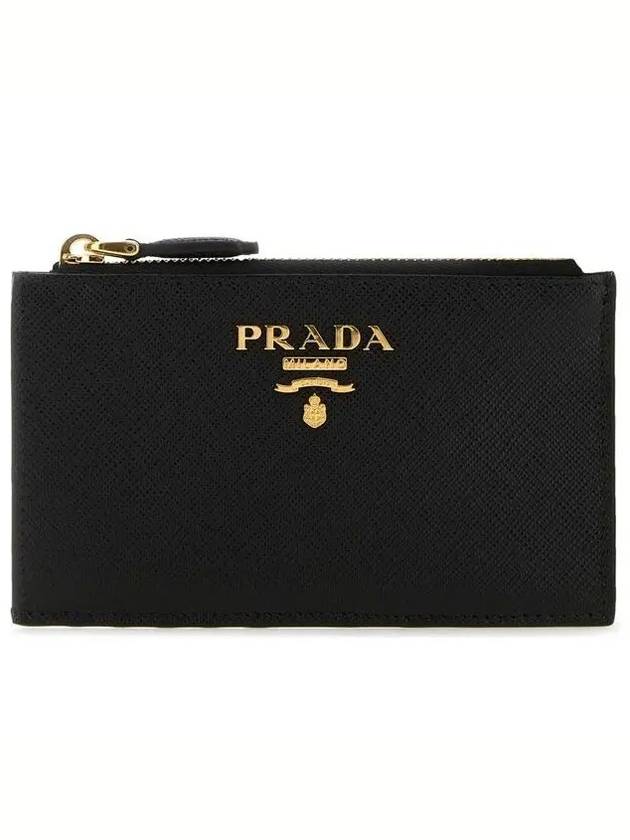 Saffiano Card Wallet Black - PRADA - BALAAN 2