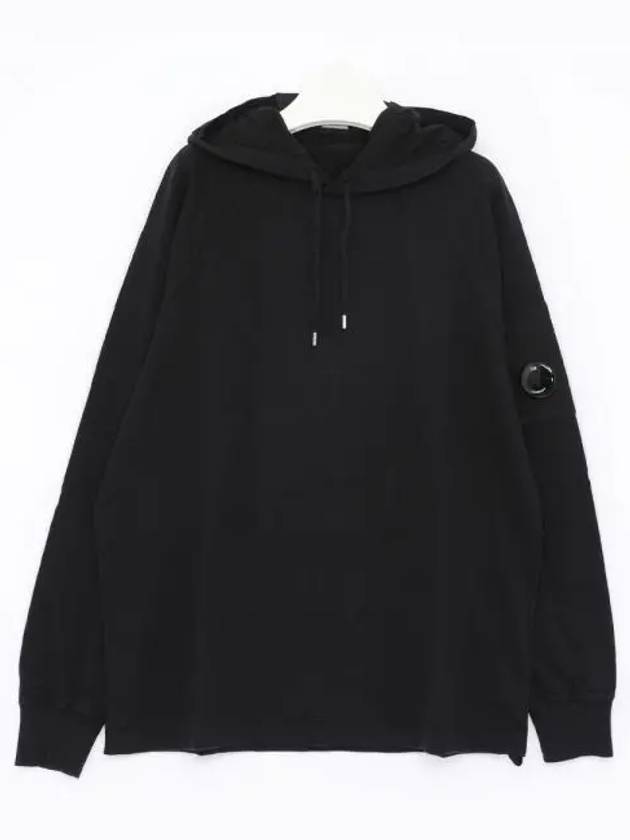 Light Fleece Hoodie Black - CP COMPANY - BALAAN 2