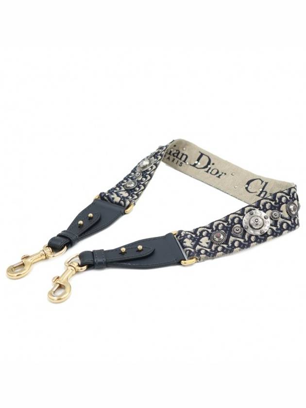 Women s Dior Christian S8554CTZQ M928 Blue PARIS Embroidery Ring Shoulder Strap gt Gangbuk used luxury goods - DIOR - BALAAN 1