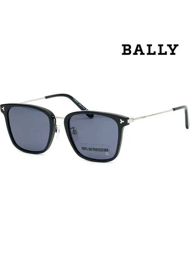 Sunglasses BY0089D 01A Horn Rim Asian Fit Black - BALLY - BALAAN 1