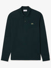 Original L 12 12 Heathered Cotton Long Sleeve Polo Shirt Pin Jaspe - LACOSTE - BALAAN 1