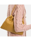 Intrecciato Medium Calfskin Bucket Bag Beige - BOTTEGA VENETA - BALAAN 5