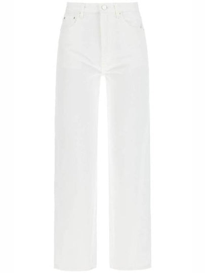 Women's Twisted Seam Straight Jeans Off-White - TOTEME - BALAAN 2