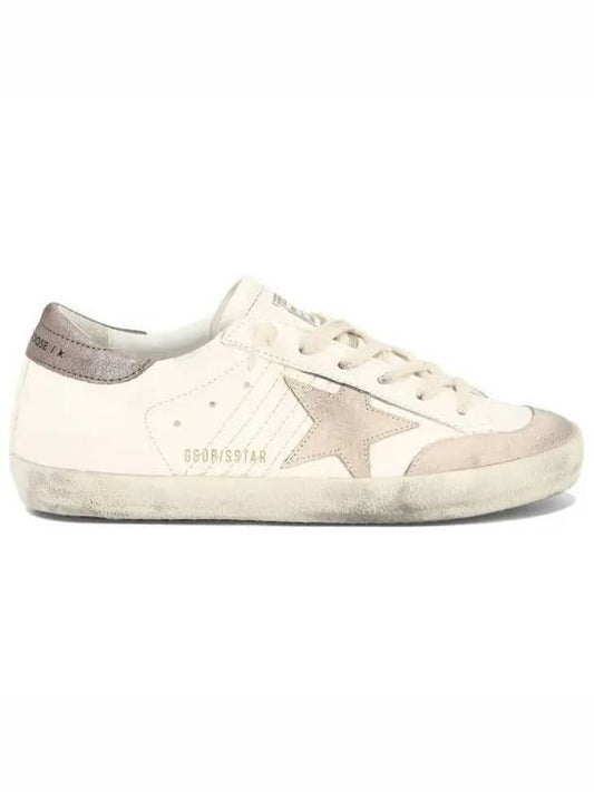 Super Star Lace Up Low Top Sneakers Light Brown White - GOLDEN GOOSE - BALAAN 2