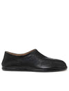 Tabi Babouche Leather Slippers Black - MAISON MARGIELA - BALAAN 2