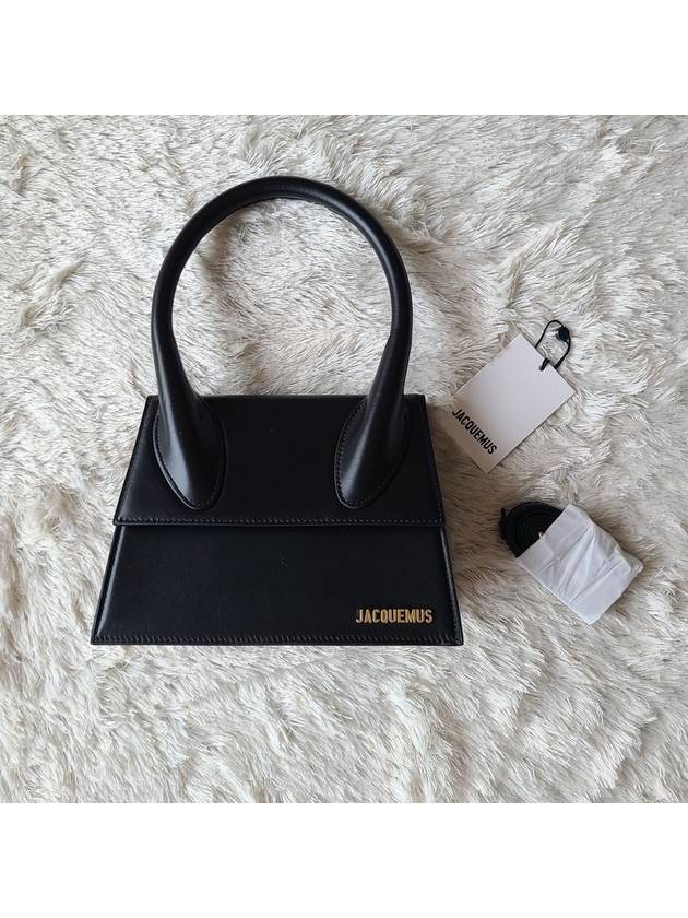 Le Grand Chiquito Large Tote Bag Black - JACQUEMUS - BALAAN 3