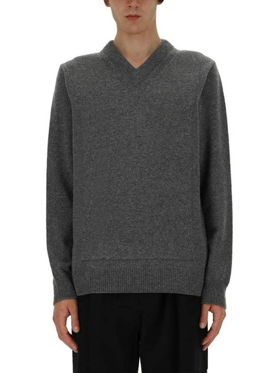 V-neck wool blend sweater J22GP0208J14711 - JIL SANDER - BALAAN 2