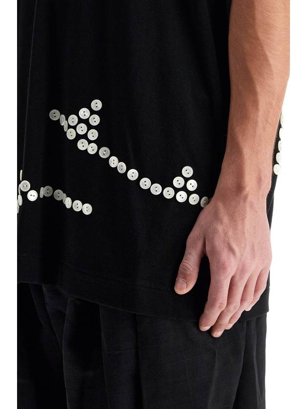 embroidered button-up t - COMME DES GARCONS - BALAAN 4