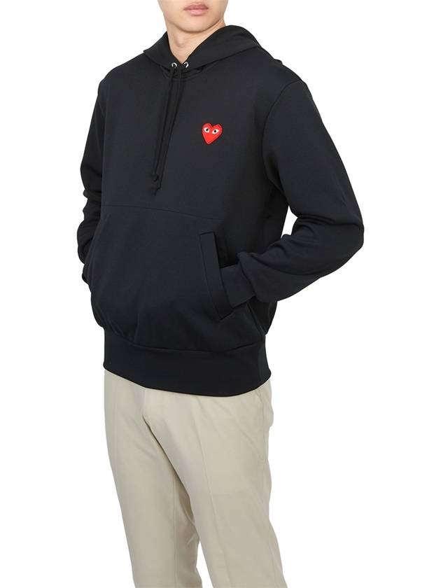 Heart Wappen Hoodie Black - COMME DES GARCONS PLAY - BALAAN 5