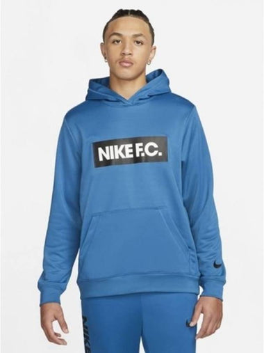 01DC9076407FCLogo Hooded TshirtBlue - NIKE - BALAAN 1