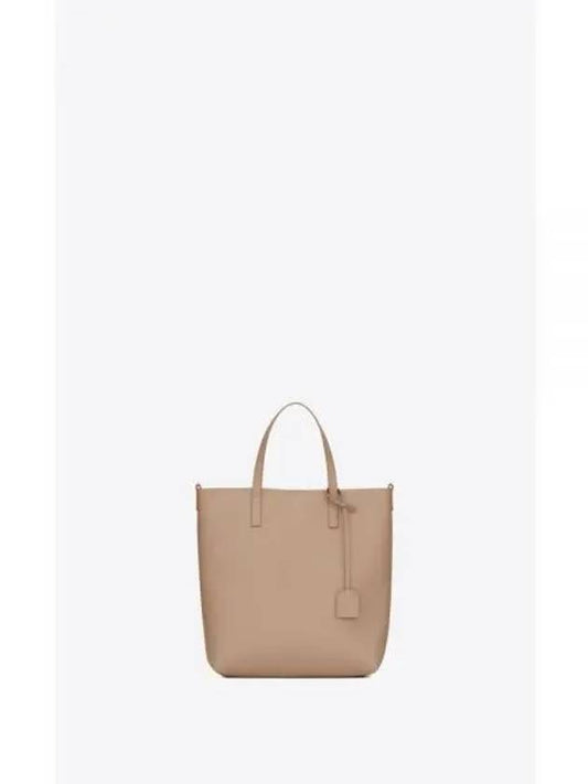 Shopping Toy Supple Leather Tote Bag Dark Beige - SAINT LAURENT - BALAAN 2