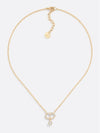 Petit CD Crystals Necklace Gold - DIOR - BALAAN 2