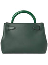 Women's Islington Calf Leather Shoulder Bag Green - MULBERRY - BALAAN 4