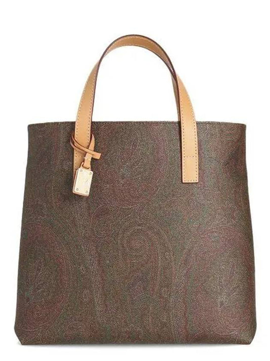 Paisley Medium Tote Bag Brown - ETRO - BALAAN 2