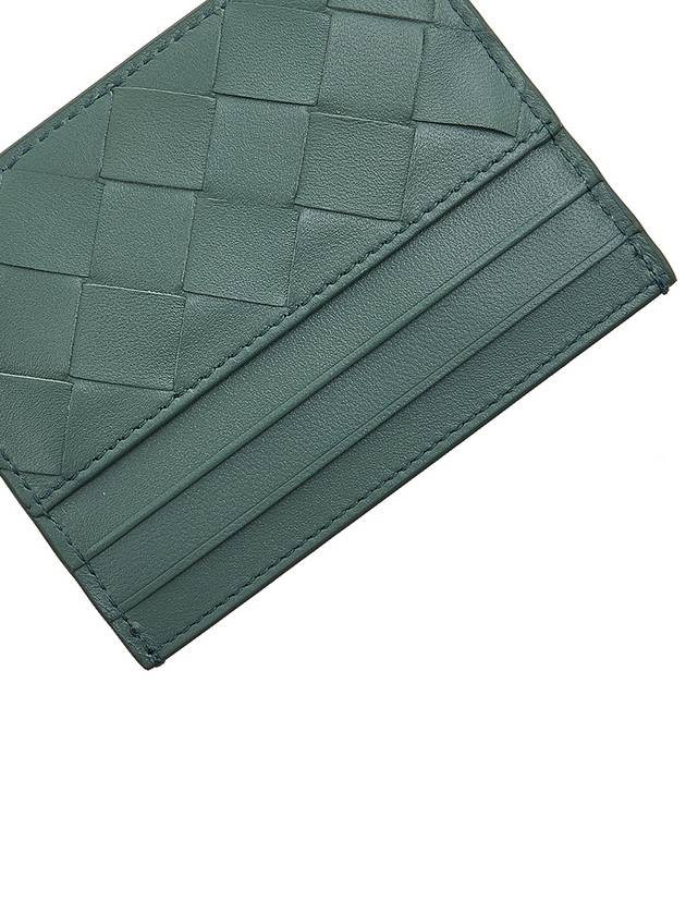 Intrecciato Leather Card Wallet Aloe - BOTTEGA VENETA - BALAAN 8