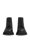 GG Supreme Leather Ankle Boots Black - GUCCI - BALAAN 6