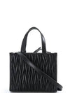 Matelasse Nappa Leather Tote Bag Black - MIU MIU - BALAAN 4