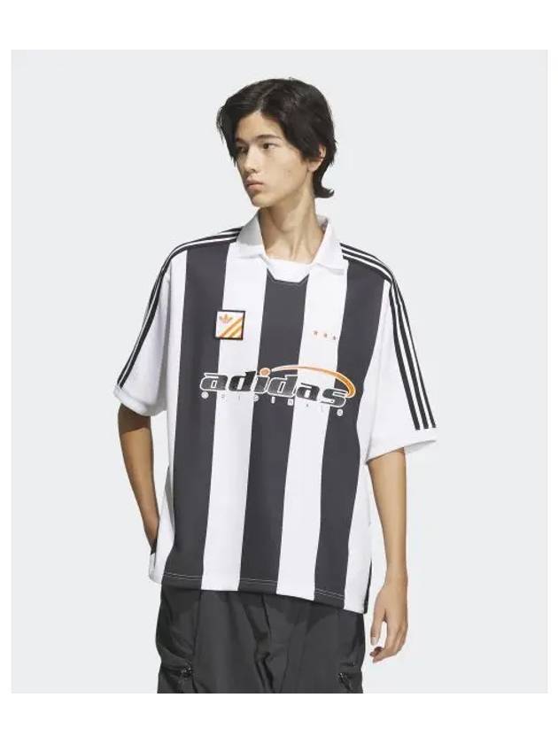 adidas football polo shirt black white IW6306 - ADIDAS - BALAAN 1