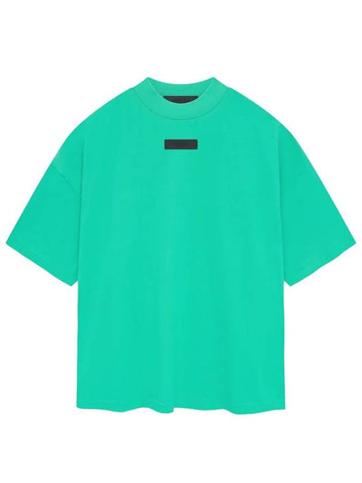 Spring Tab Crew Neck Short Sleeve T-Shirt Mint Leaf - FEAR OF GOD ESSENTIALS - BALAAN 2