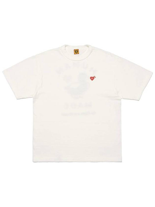 Human Made Duck Logo Graphic T Shirt 1 White HM28TE002 - HUMAN MADE - BALAAN 2