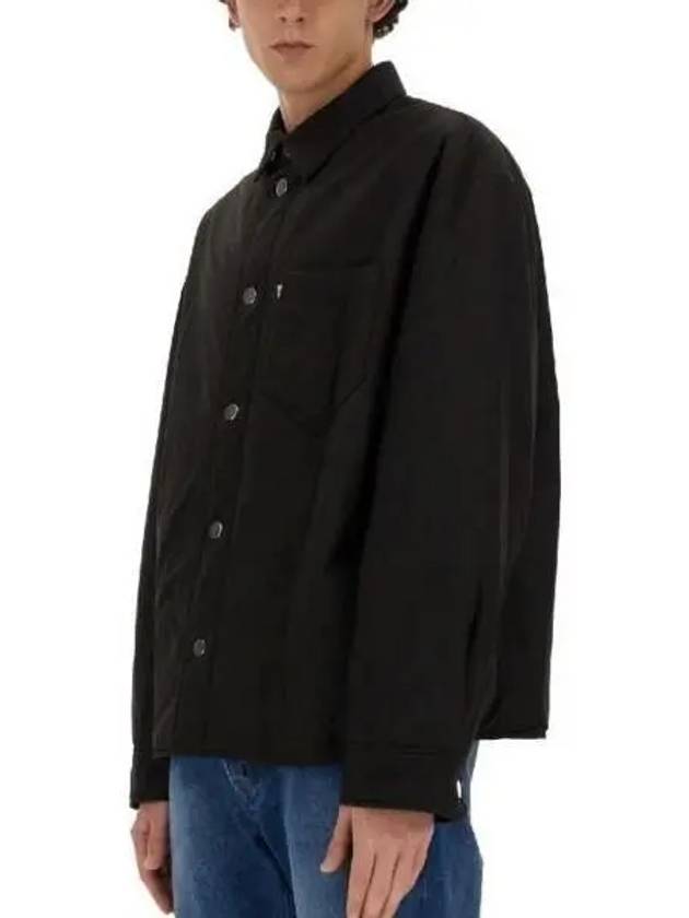 De Coeur Padded Over Long Sleeve Shirt Black - AMI - BALAAN 3