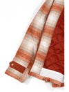 Men's Check Quilt Padding Orange I3WD01OR - IOEDLE - BALAAN 5