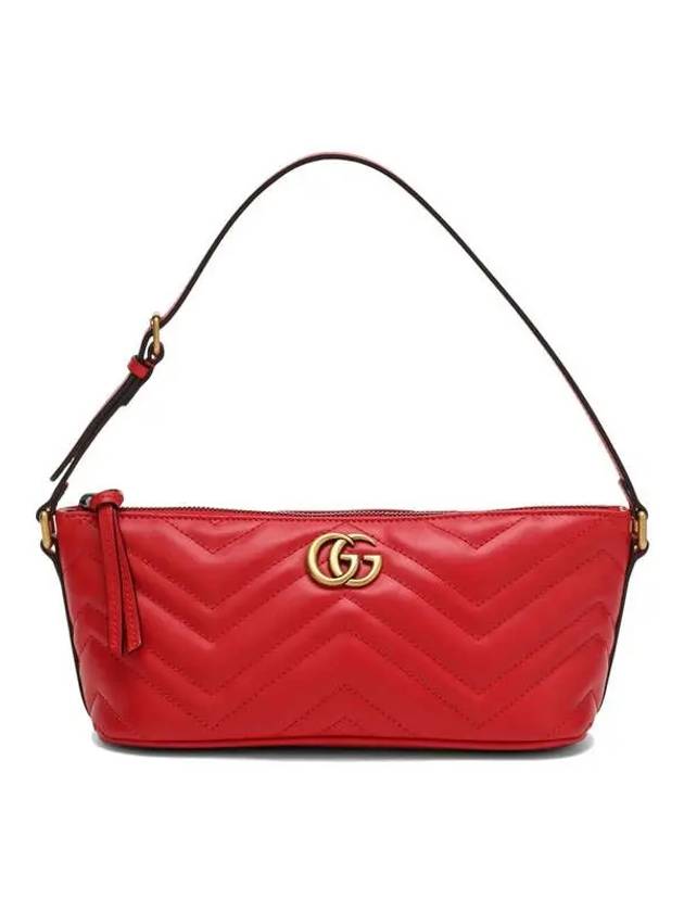 GG Marmont Shoulder Bag Red - GUCCI - BALAAN 2