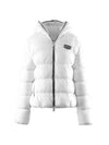 Gamona Logo Patch Hooded Padding White - DUVETICA - BALAAN 1