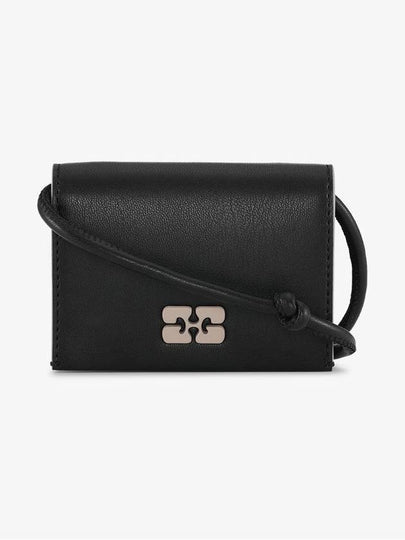 Bou Strap Wallet Black - GANNI - BALAAN 2