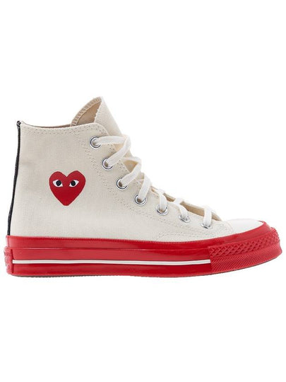 Chuck Taylor high top sneakers P1K124 WHITE - COMME DES GARCONS - BALAAN 2