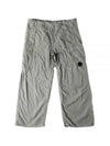 Flatt Nylon Oversized Cargo Straight Pants Grey - CP COMPANY - BALAAN 1