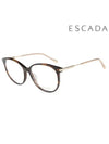 Eyewear Round Eyeglasses Havana - ESCADA - BALAAN 2