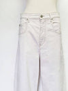 Women's Oatmeal Straight Pants - ISABEL MARANT - BALAAN 3