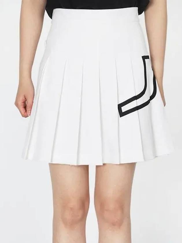 Naomi Pleated Skirt White - J.LINDEBERG - BALAAN 2