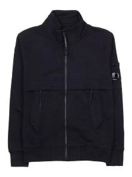 Lens Wappen Zip-Up Jacket Black - CP COMPANY - BALAAN 2