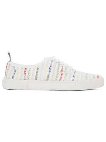 Seersucker Tulle Tweed Heritage Sneakers FFD063A F0262 996 - THOM BROWNE - BALAAN 1