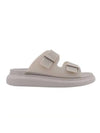 Hybrid Rubber Slippers Grey - ALEXANDER MCQUEEN - BALAAN 1