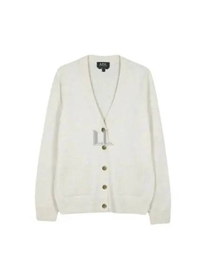 Louisa Wool Cardigan Ecru - A.P.C. - BALAAN 2