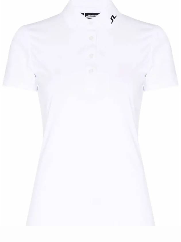 Women's Tour Tech Golf Polo White - J.LINDEBERG - BALAAN 2